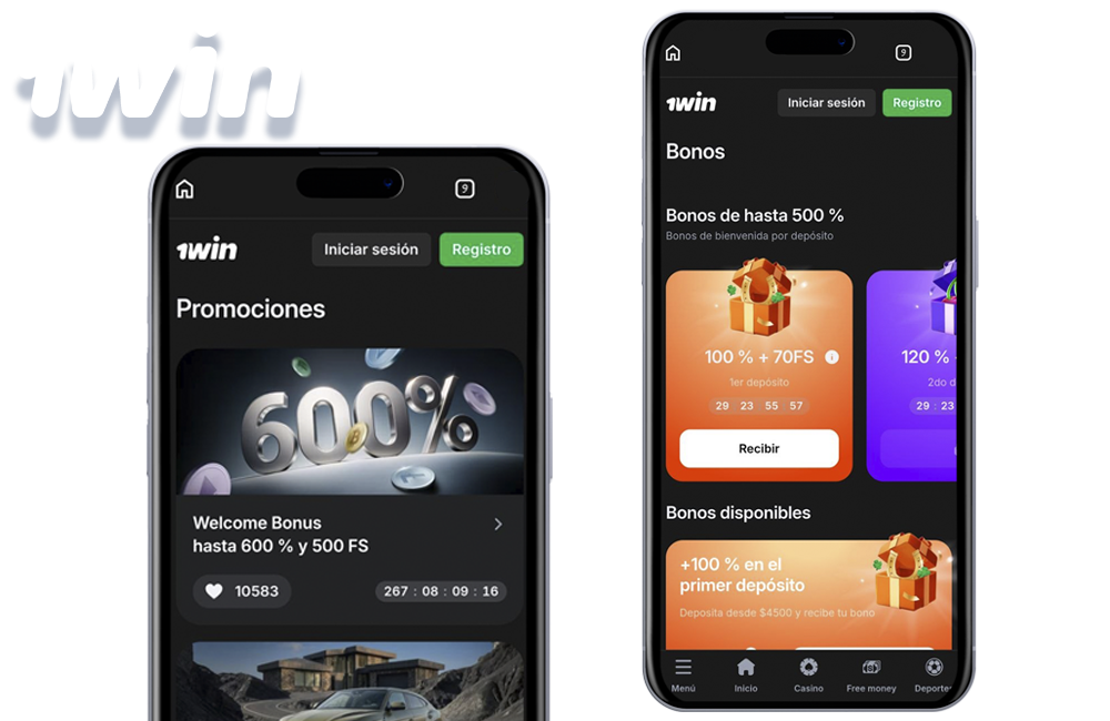 Bonos y Promociones en la App de 1Win