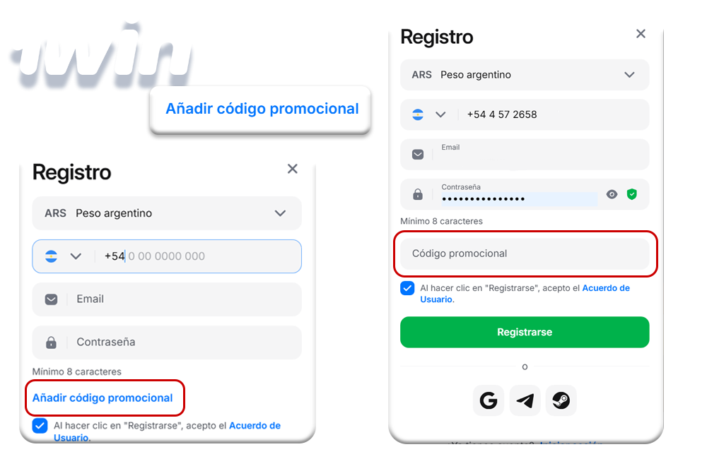 Código Promocional 1Win Argentina